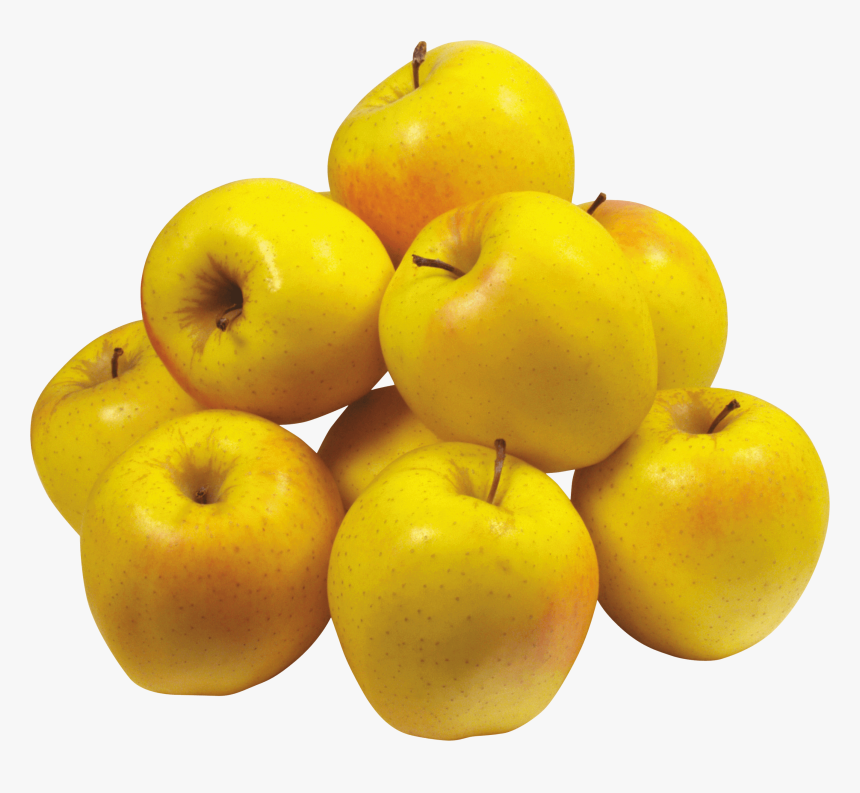 Apple Cameo Yellow Group - Yellow Apples Png, Transparent Png