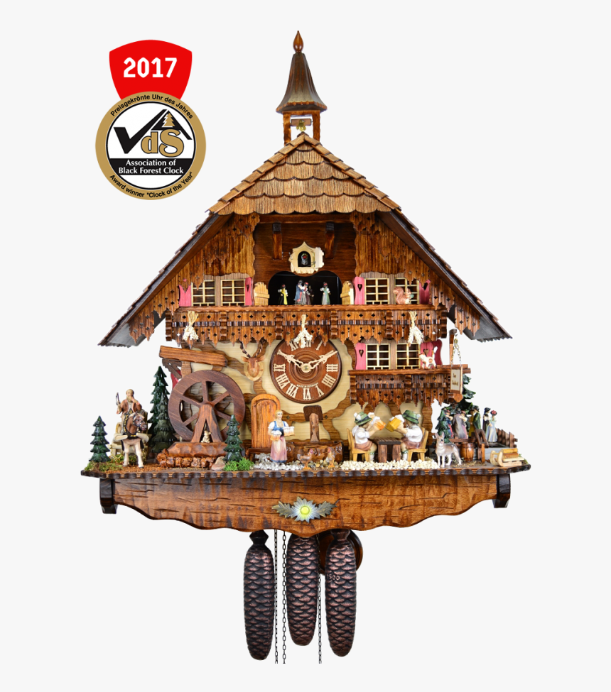 Transparent Cuckoo Clock Clipart - Traditional German Cuckoo Clock, HD Png Download