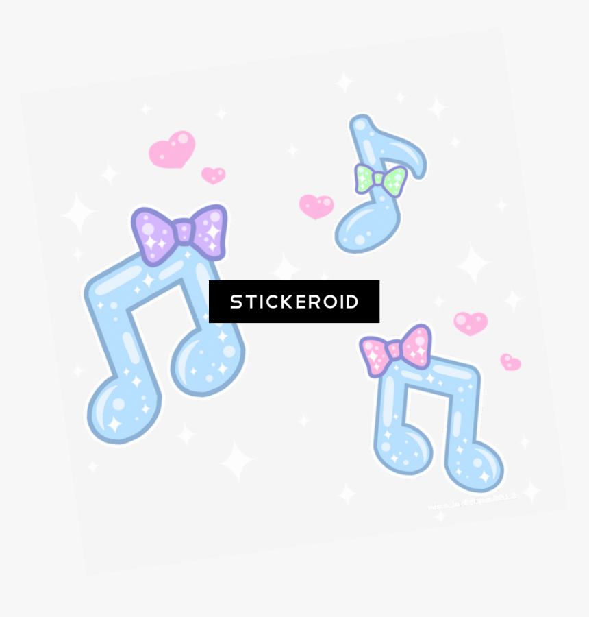 Melody Music Musically - Cute Music Notes Png, Transparent Png