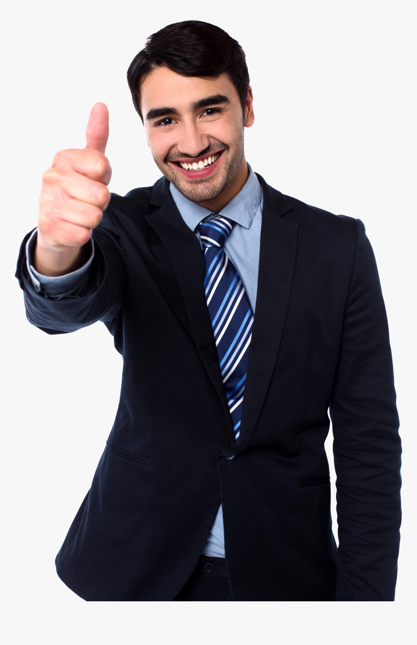Men Pointing Thumbs Up Png Image - Thumbs Up Guy Png, Transparent Png