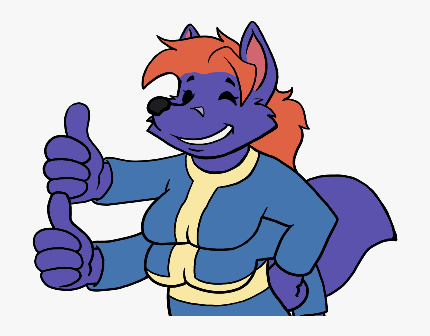 Tazel Gives Fallout 4 Two Thumbs Up - Cartoon, HD Png Download