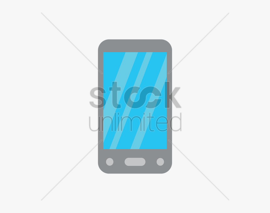 Mobile Phone Icon Vector Image - Mobile Device, HD Png Download
