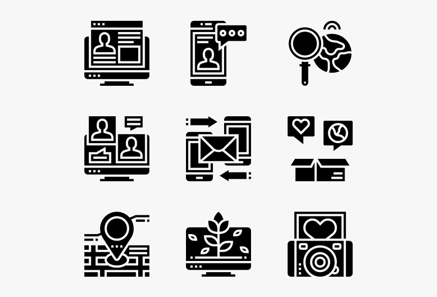 Social Media - Machine Learning Icons Png, Transparent Png