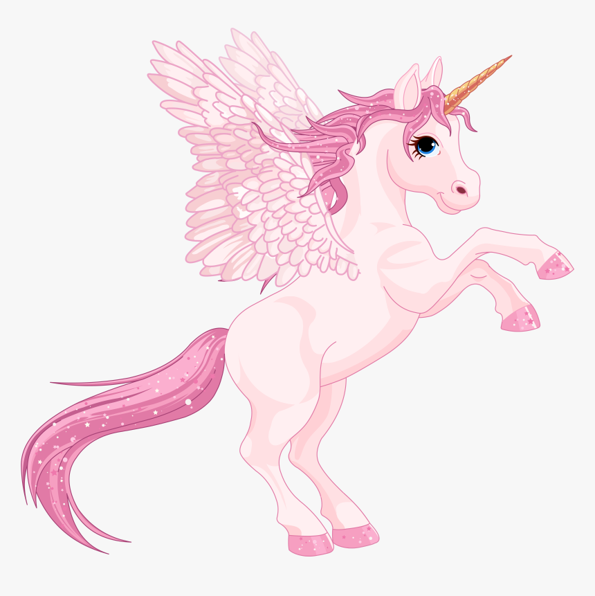 Transparent Unicorn Clipart - Pink Unicorn With Transparent Background, HD Png Download