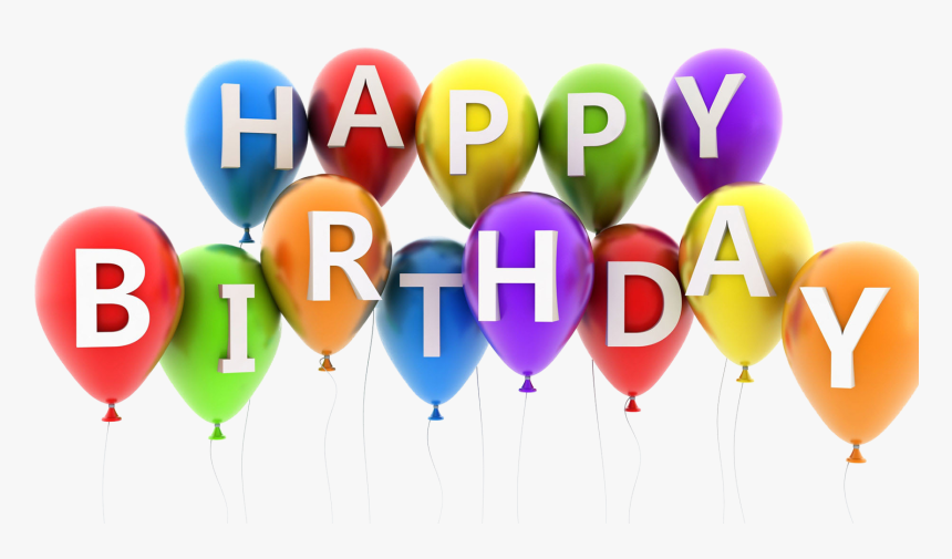 Happy Birthday Png - Happy Birthday Balloons Hd, Transparent Png
