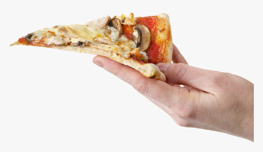 Pizza Png Free Commercial Use Image - Holding Slice Of Pizza, Transparent Png