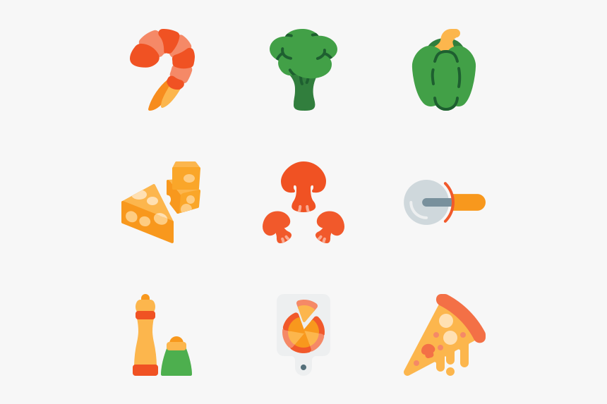 Pizza Ingredient Icon Png, Transparent Png
