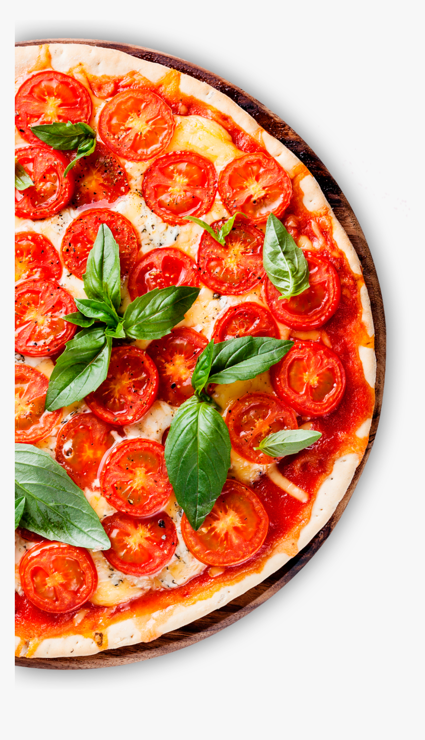 Pizza Top View Png, Transparent Png