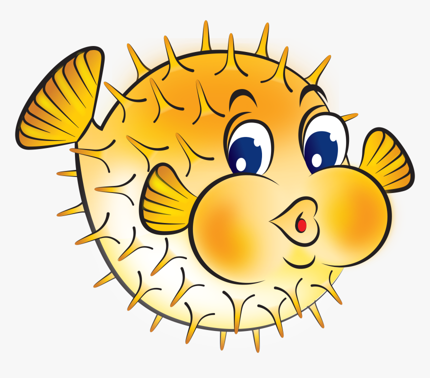 Puffer Fish Png Clipart - Clipart Puffer Fish, Transparent Png
