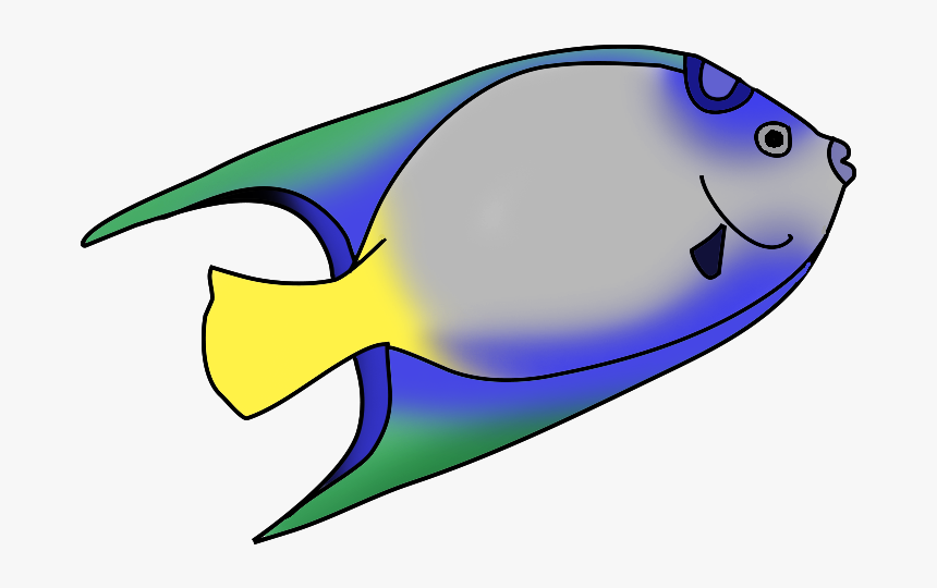 Blue Green Fish - Fish Clipart, HD Png Download