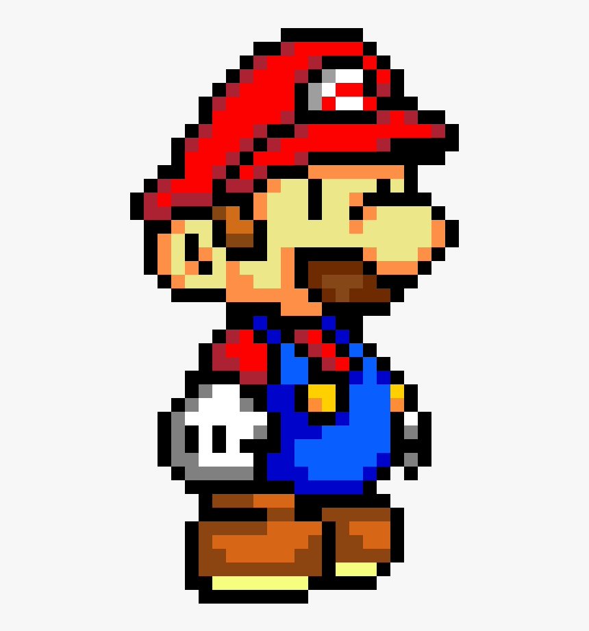 Paper Mario Pixel Art, HD Png Download