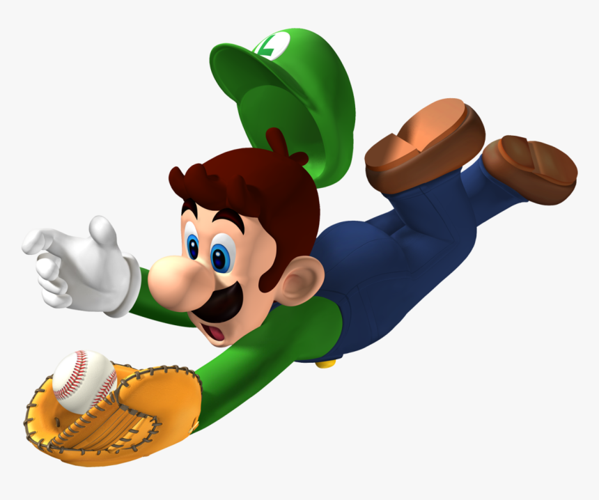 Luigi, Superstar, Mario - Mario Super Sluggers Luigi, HD Png Download