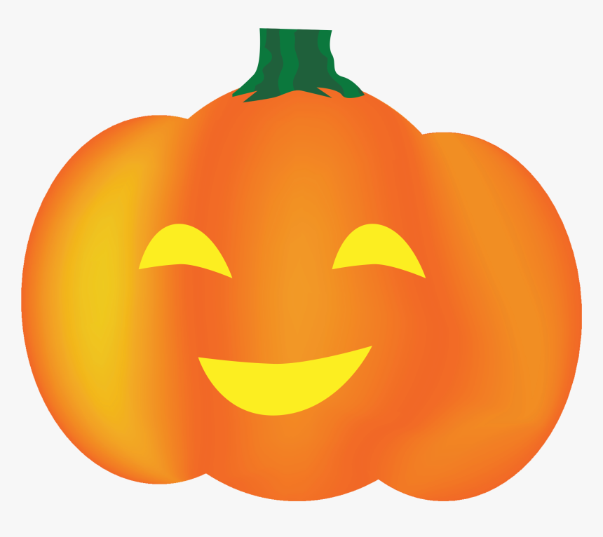 Smiley Pumpkin Clip Arts - Smiley Pumpkin, HD Png Download