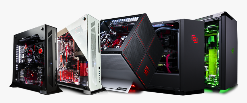 Gaming Computer Png - Water Cooler Custom Pc, Transparent Png