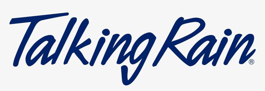 Talkingrain Corporate Logo Pms280 - Talking Rain, HD Png Download