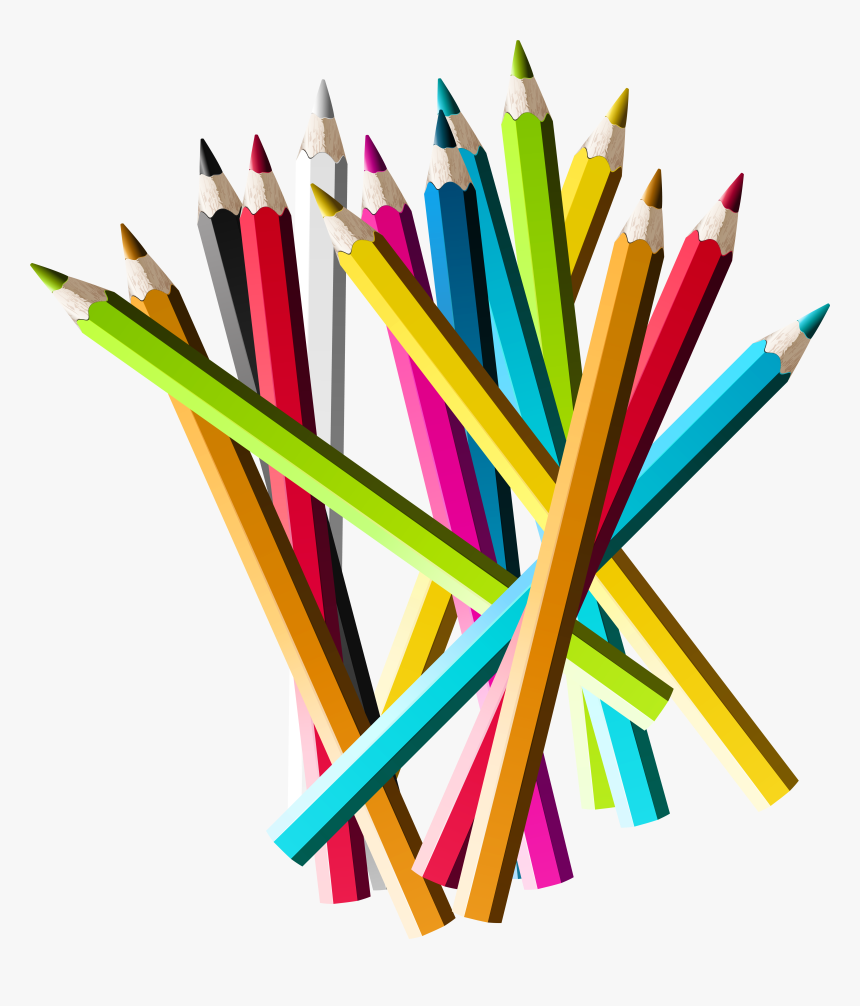 Colorful Pencils Png Picture - Color Pencil Png, Transparent Png