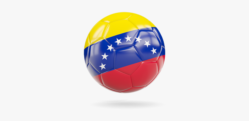Glossy Soccer Ball - Venezuela Football Flag Png, Transparent Png