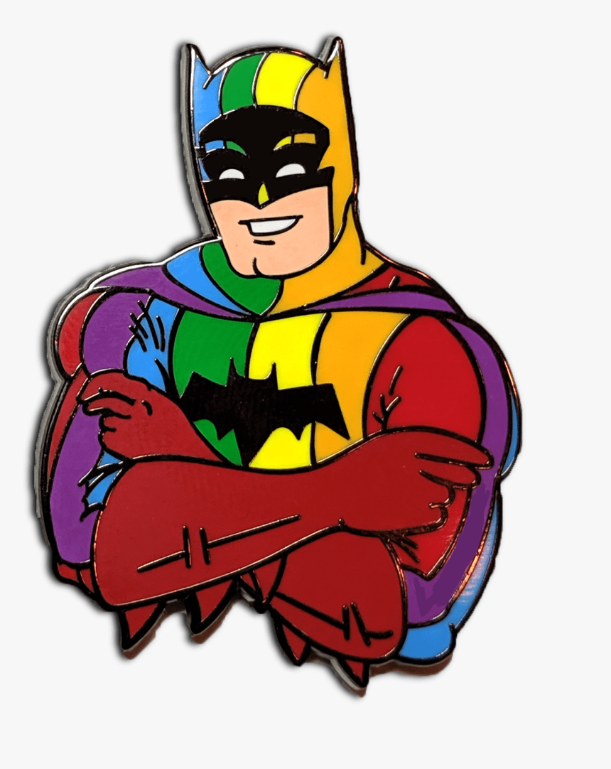 Rainbow Batman, HD Png Download