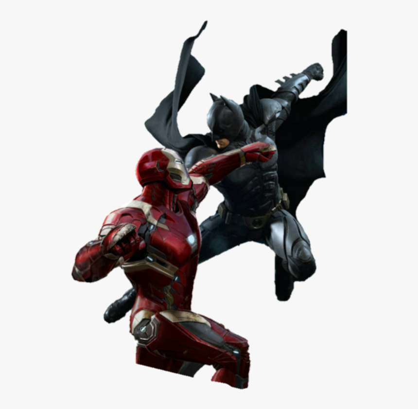 Iron Man Vs Batman Png, Transparent Png