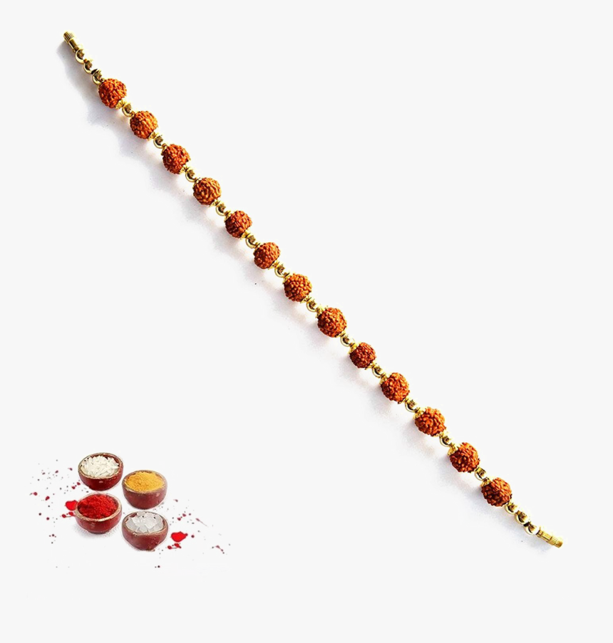 Rudraksha Beads Rakhi Png Photo - Beautiful Images Of Rakhi, Transparent Png