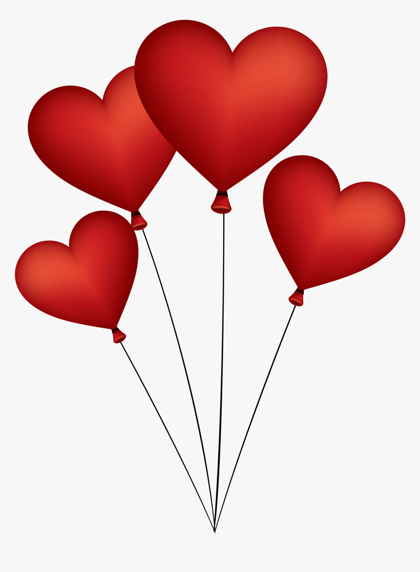 Heart Balloon Png Image - Heart Balloon Images Png, Transparent Png