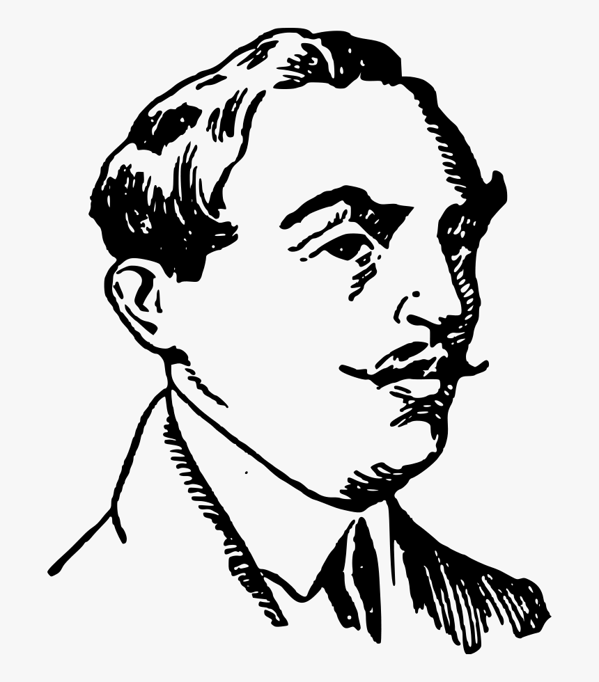 French Mustache Clipart - Man With Moustache Drawing, HD Png Download