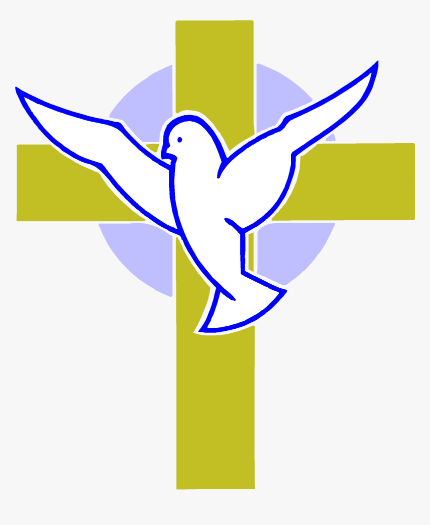 Marvellous Design Cross And Dove Images Tattoo Clipart - Cross With Dove Png, Transparent Png