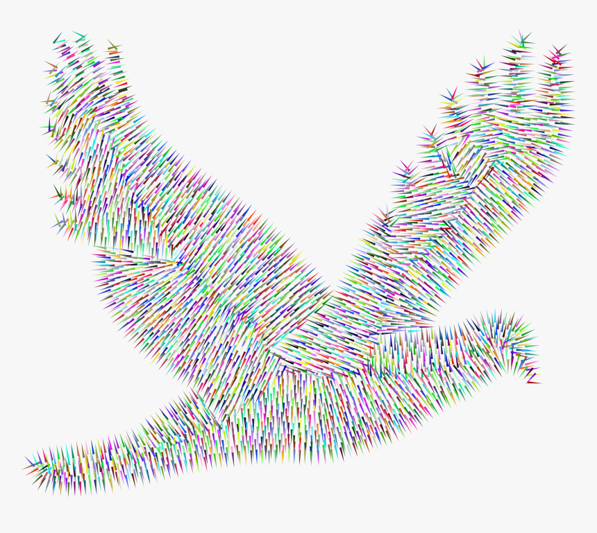 Prismatic Abstract Peace Dove Clip Arts - Portable Network Graphics, HD Png Download