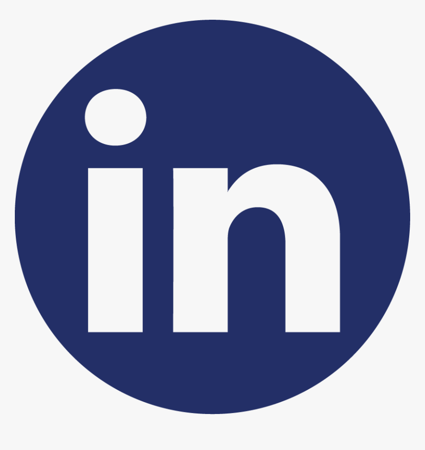 Who We Are Linkedin Logo Png Round Transparent Png Transparent Png Image Pngitem