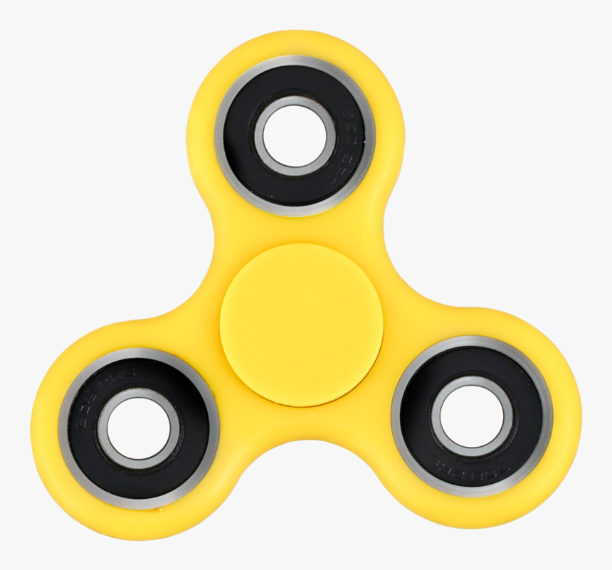 Yellow Fidget Spinner - Fidget Spinner Png, Transparent Png