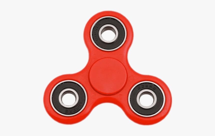 Red Fidget Spinner, HD Png Download