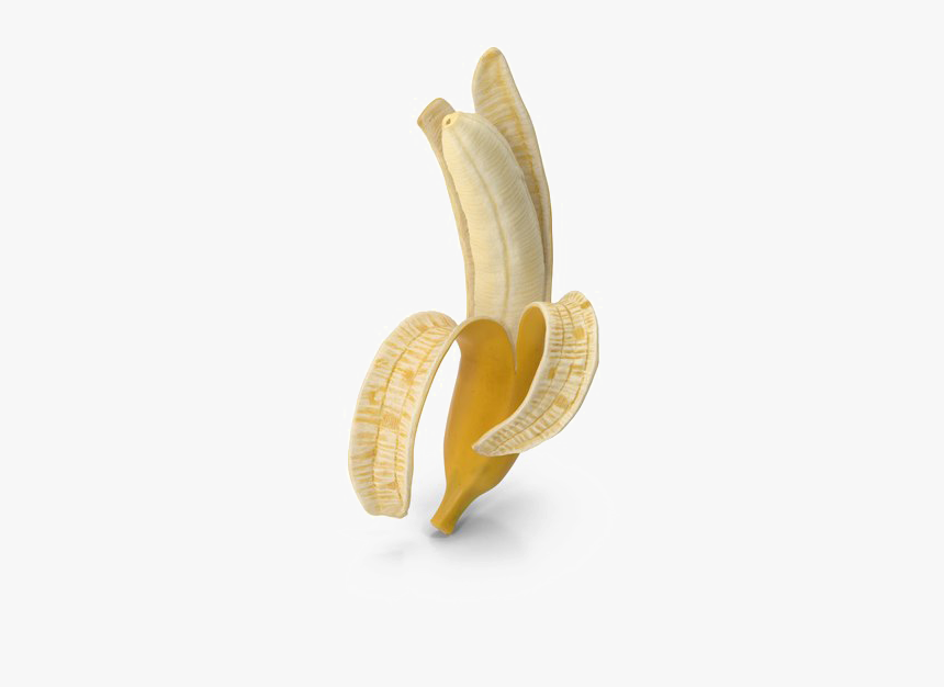 Banana Png Image Transparent - Peeled Banana Png, Png Download