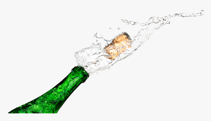 Champagne Splash Png Transparent Images - Champagne Bottle Png Transparent, Png Download