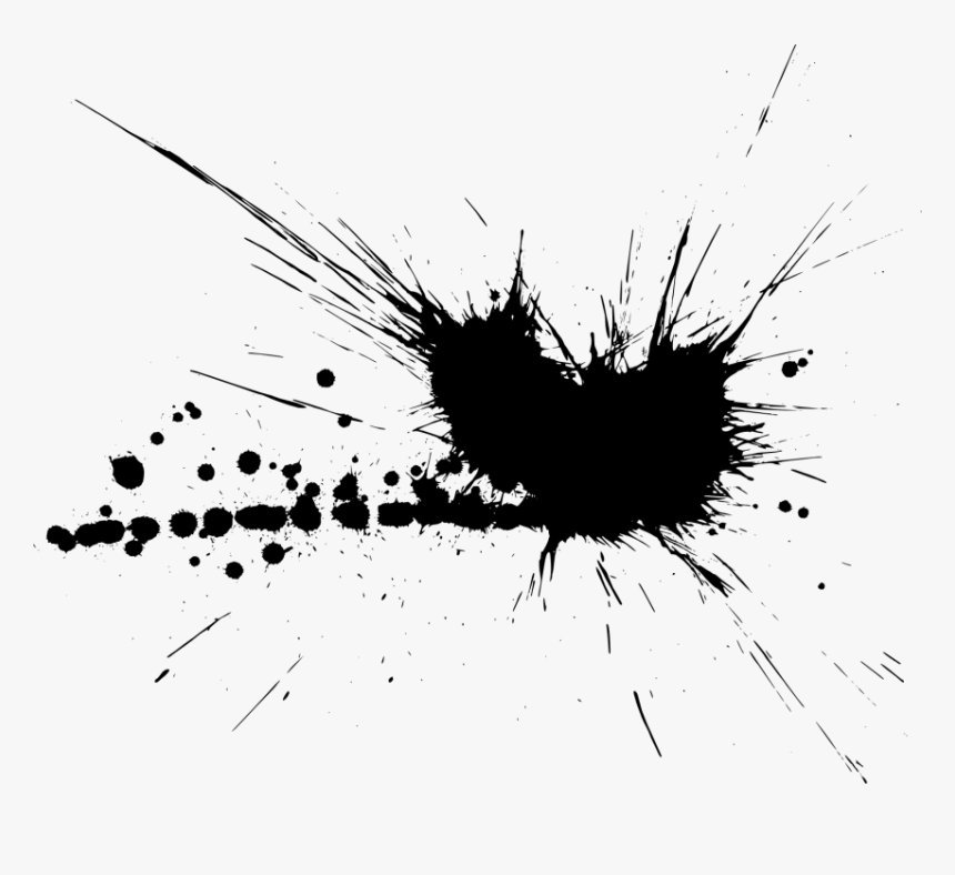 Free Png Png Images Transparent - Black Paint Splatter Png, Png Download