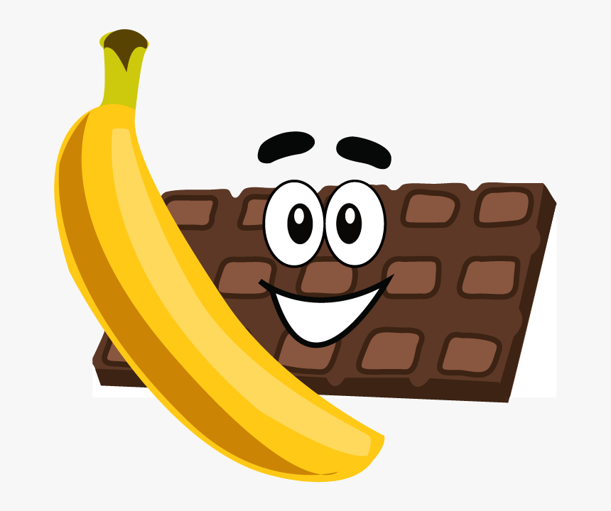 Bananas And Chocolate Clipart, HD Png Download