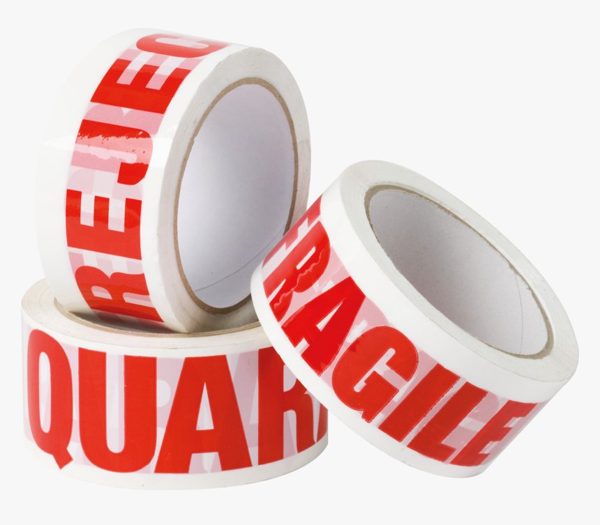 Transparent Packing Tape Png - Printed Tapes Png, Png Download