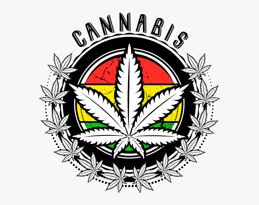 Transparent Marijuana - Cartoon Cannabis Logos, HD Png Download