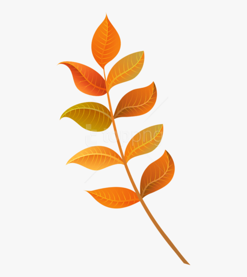 Fall Decorative Leaves Png - Good Morning My Girlfriend, Transparent Png