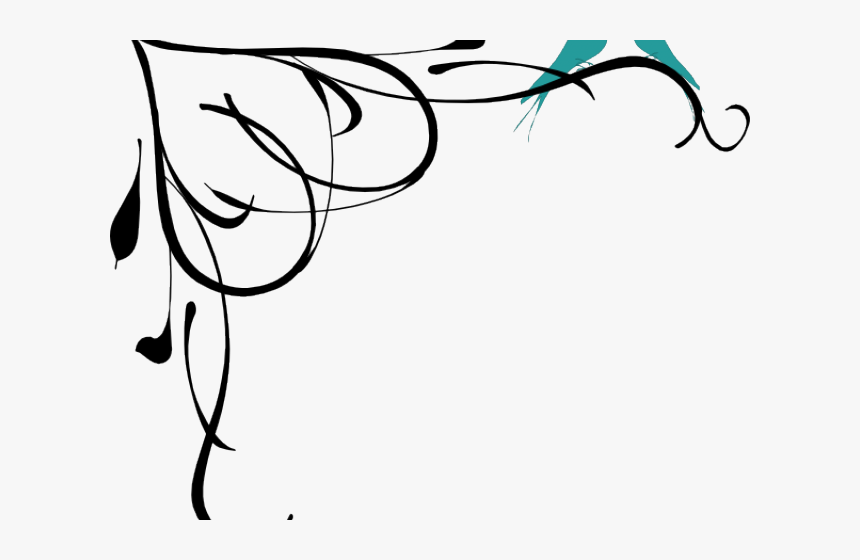 Love Birds Png Transparent Images - Fancy Clip Art Borders, Png Download