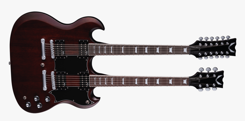 Dean Double Neck Guitar, HD Png Download