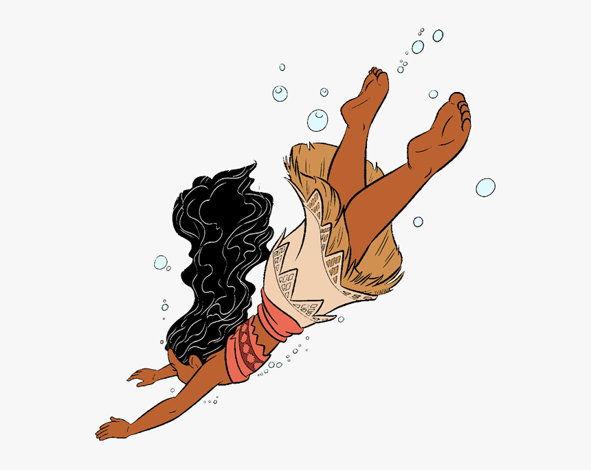 Moana Swimming Png Clipart , Png Download - Moana Swimming, Transparent Png