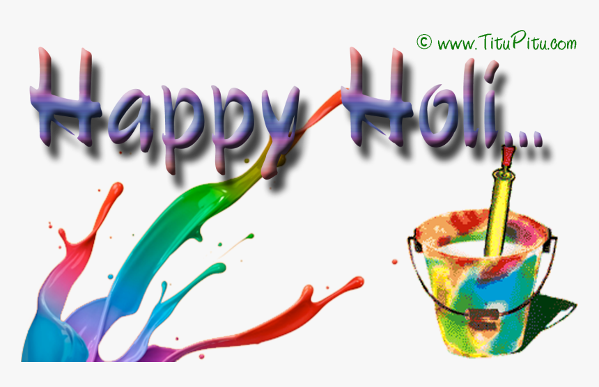 Transparent Holi Png - Happy Holi Image Png, Png Download