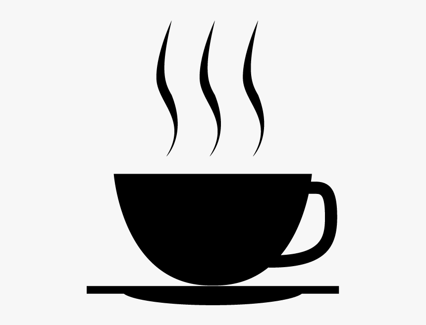 Coffee Png Silhouette - Tea Cup Silhouette Png, Transparent Png