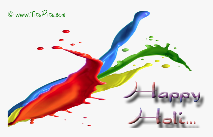 Colorful Pichkari Water Png - Holi Pichkari Png, Transparent Png