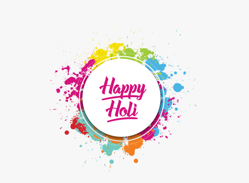 Transparent Happy Holidays Png - Happy Holi Text Png, Png Download