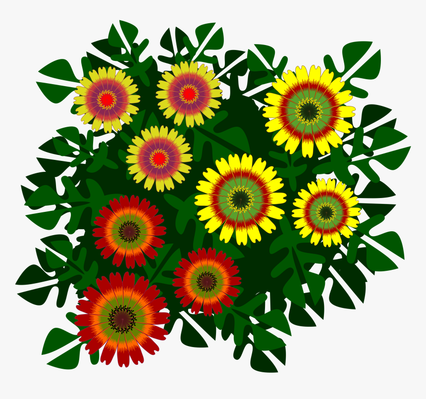 Free Drawing Flower Clipart - Sunflower, HD Png Download