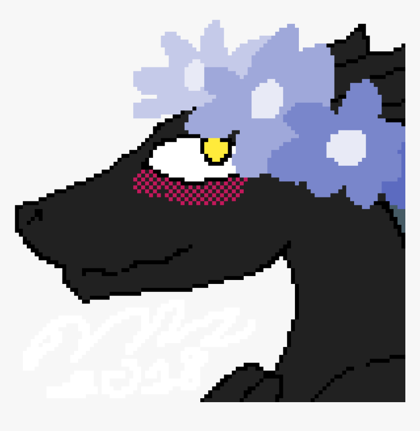 Flower Crown Godzilla - Cartoon, HD Png Download