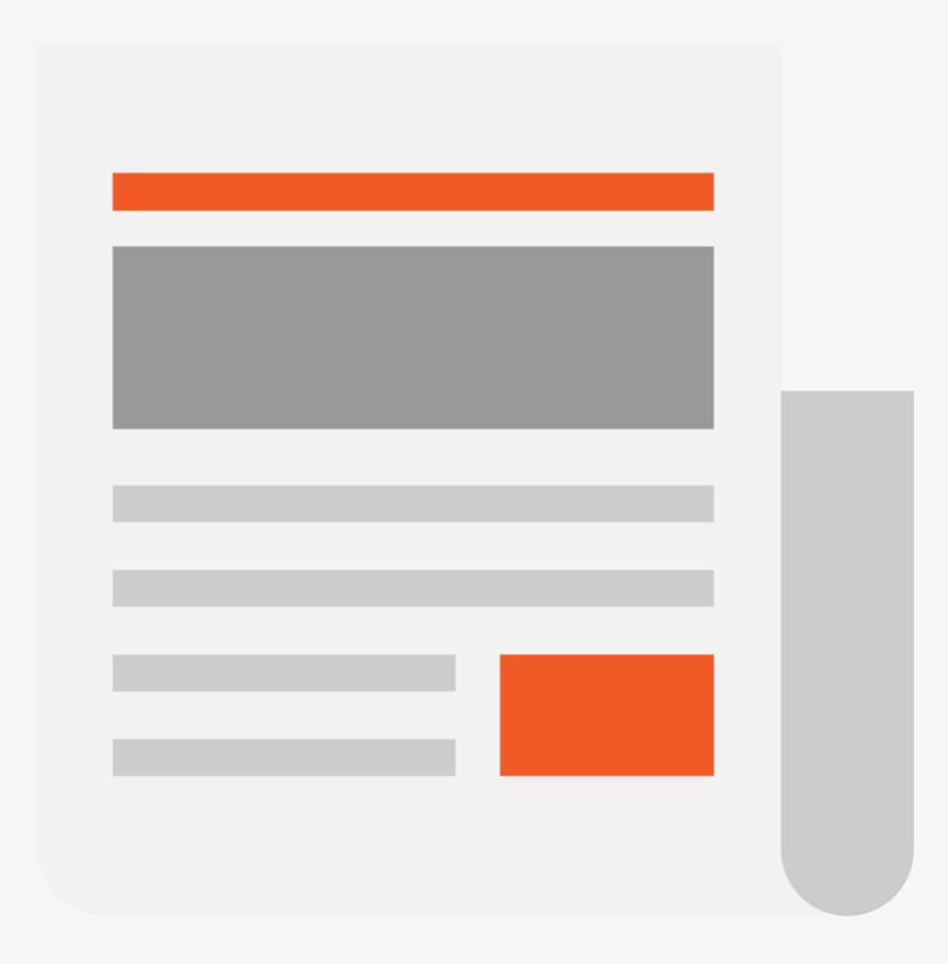 News Paper Flat Icon - Animated Gif And News Icon, HD Png Download