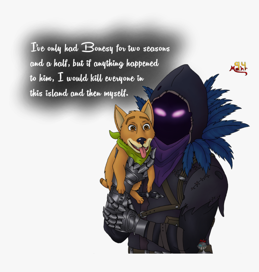 *someone Looks At Bonesy* Victory Royale - Cartoon, HD Png Download