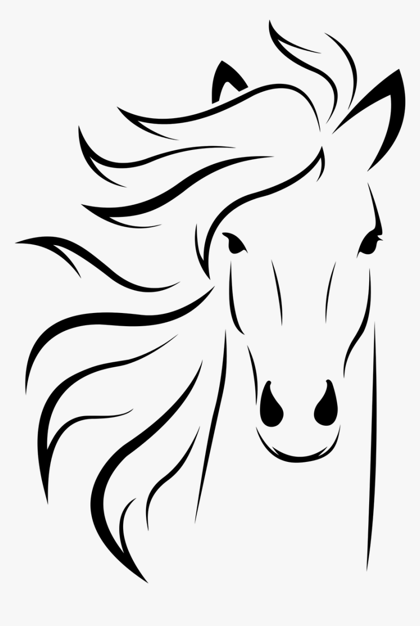 Horse Face Clipart, HD Png Download